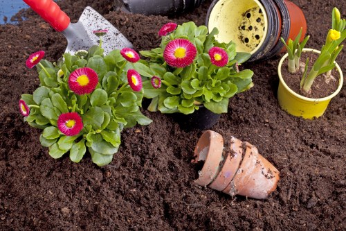 Gardeners Nunhead handling recyclable garden waste responsibly
