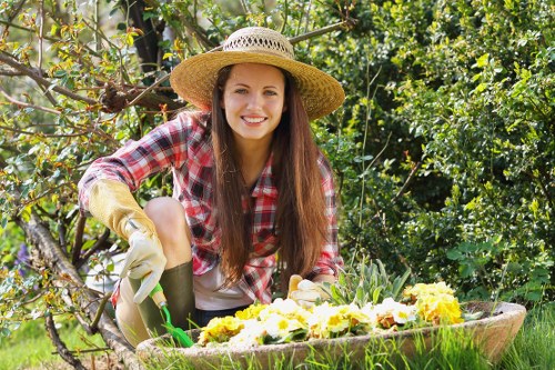 Hard landscaping and planting in a Nunhead property