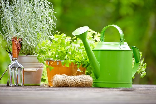 Garden maintenance work in Nunhead including weeding and lawn edging